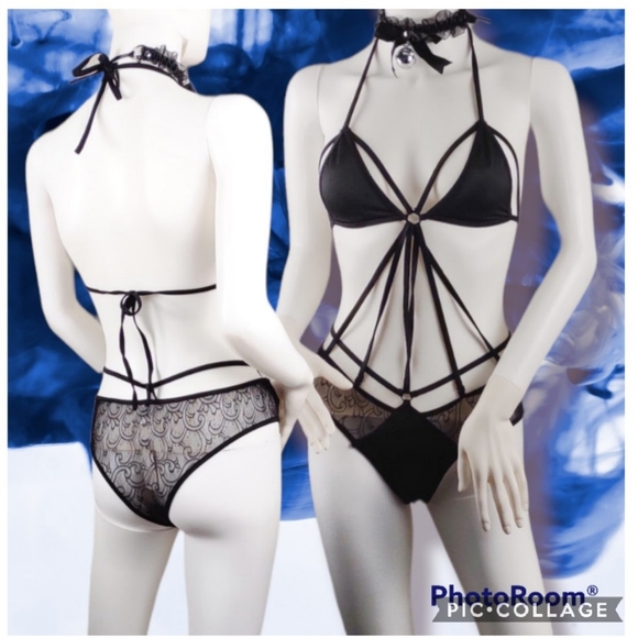 MEDIUM Velvet Kitten sexy teddy - Picture 3 of 13